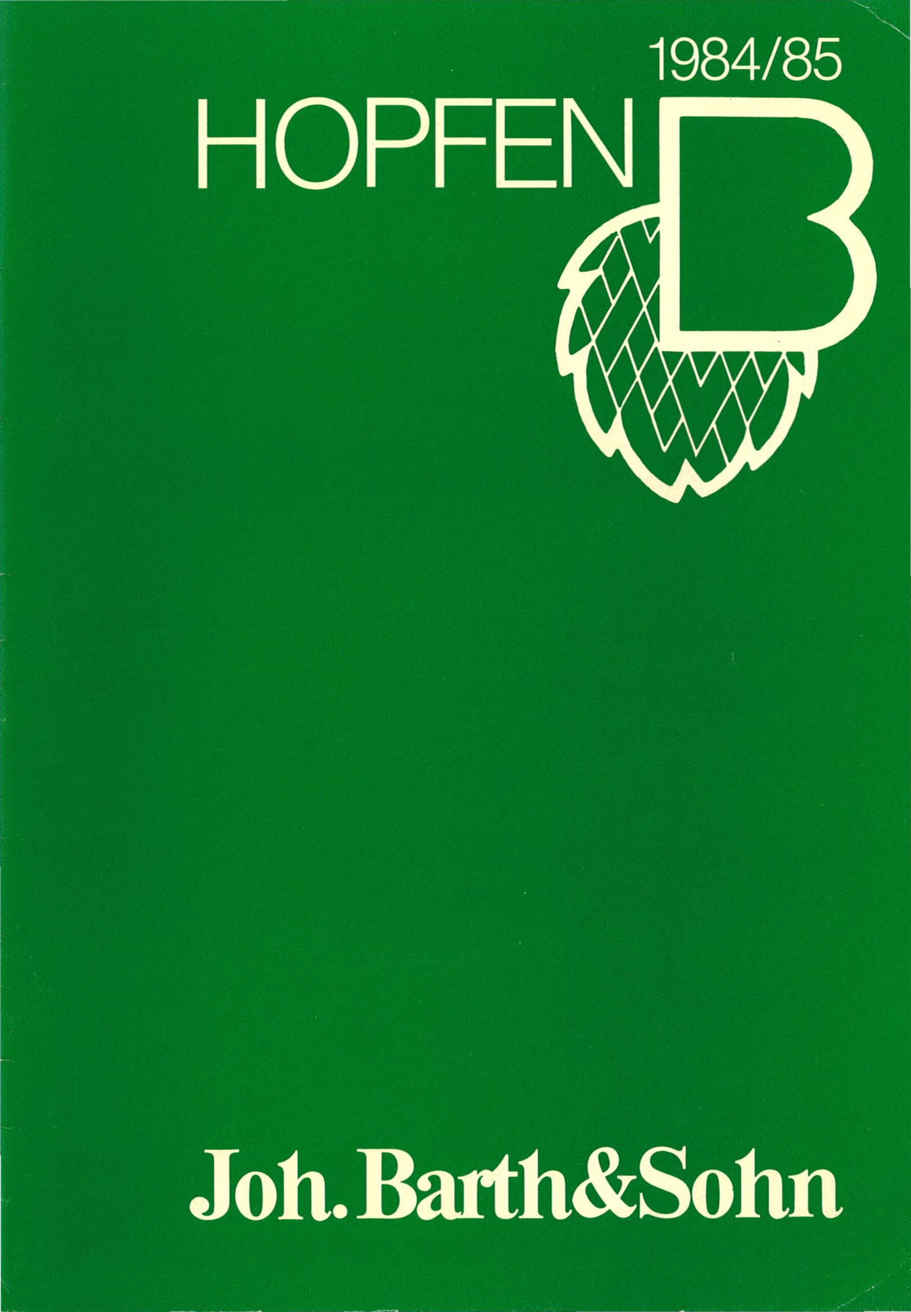 Barth-Bericht 1984/85 - redigiert von Claus Schmidt