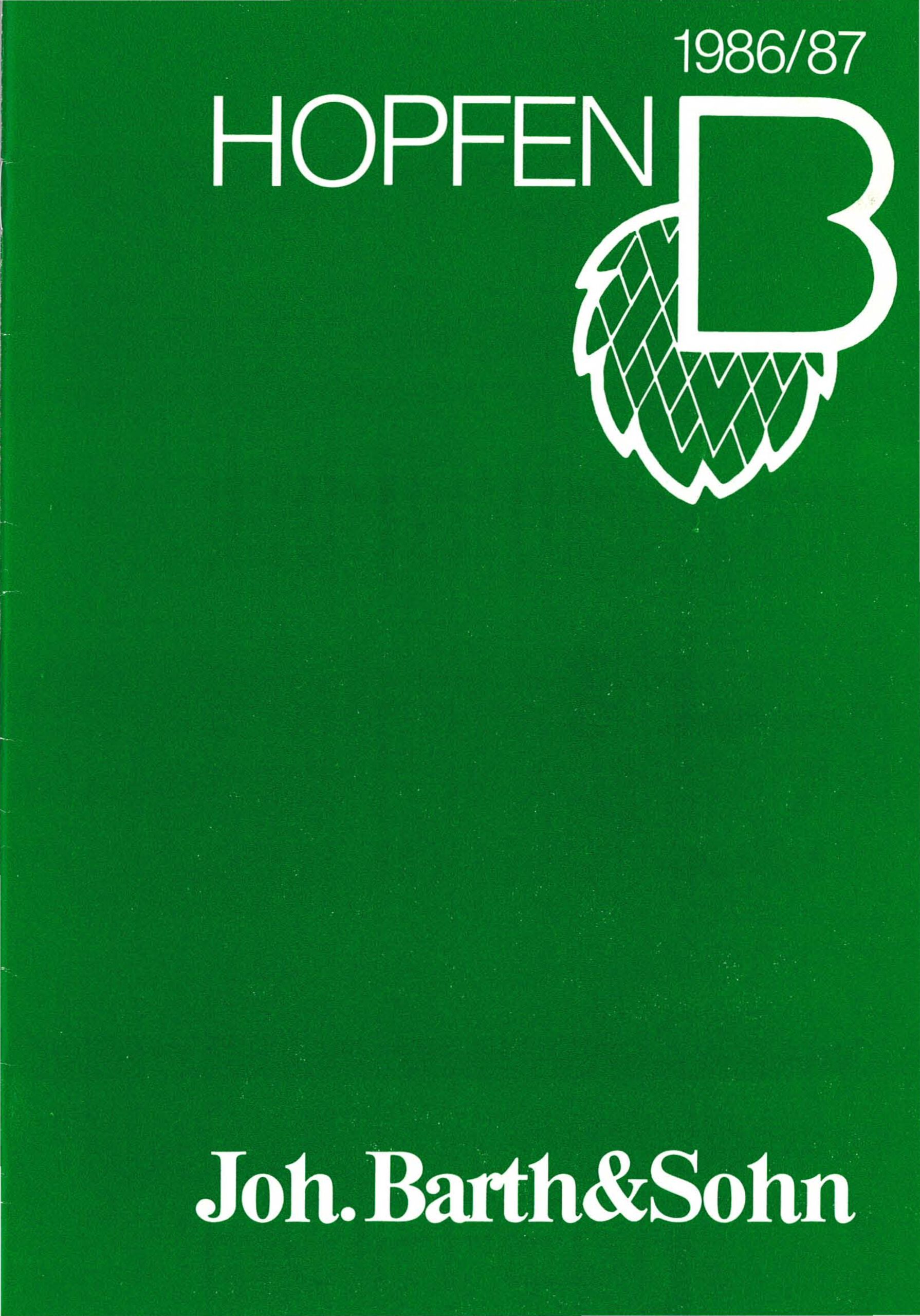 Barth-Bericht 1986/87 - redigiert von Claus Schmidt